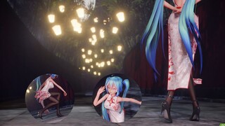 布料-旗袍-初音ミク-高跟鞋-连裤袜