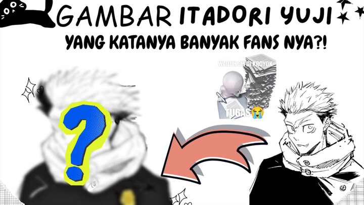 AYOOO SIAPA YG SUKA ANIME JUJUTSU KAISEN?,AYOO MERAPAT KE SINI,Drawing With Tyaa Artt😎
