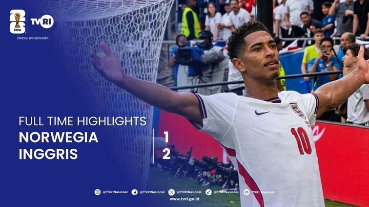 Full Time Highlights  Norwegia vs Inggris  FIFA World Cup 2026