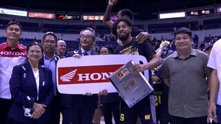 Mikey Williams Finals MVP awarding | Honda S47 PBA Governors' Cup