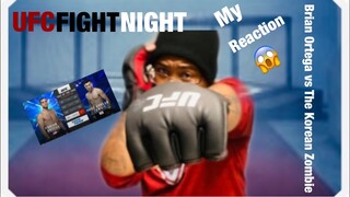 Brian Ortega vs The Korean Zombie (MY REACTION 🤯)