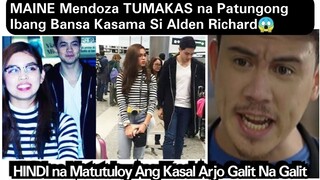 OMG! Maine Mendoza SPOTTED PATUNGONG ibang BANSA KASAMA si ALDEN RICHARD PARA Takasan Ang KASAL 😱