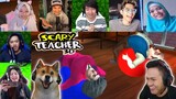 Reaksi Gamer Ngeprank Miss T Nempel Di Bola Lengket, KOCAK ABIS!!! | Scary Teacher 3D Indonesia