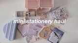 mini stationery haul