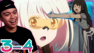 TAKINA BEST GIRL?! | Lycoris Recoil Episode 3-4 Reaction