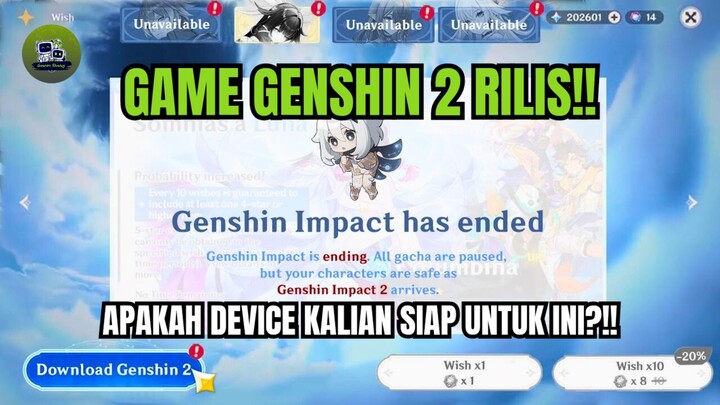 🔰 [NEWS GENSHIN] Rumor Genshin Impact 2 Makin Kuat, Genshin Sekarang Mau Tamat‼️