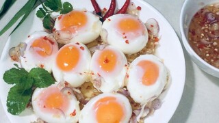 Cách Luộc Trứng Lồng Đào Ngon, đẹp mắt- Peach egg cage /ALO TRÀ VINH