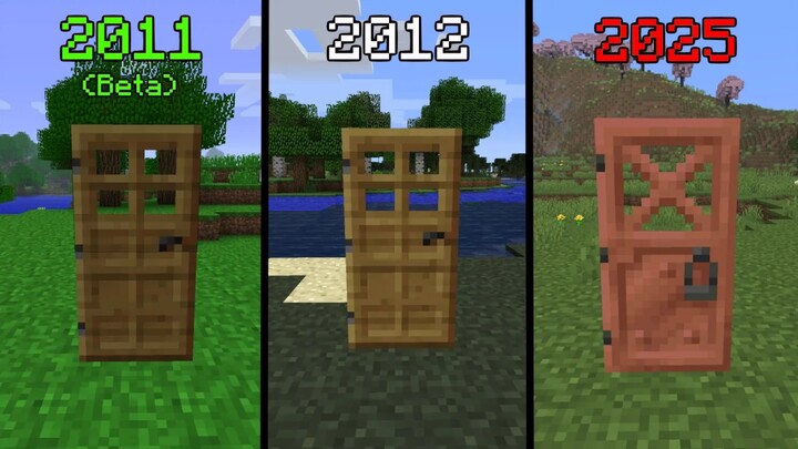 Perbandingan efek suara Minecraft tahun 2012 dengan yang sekarang