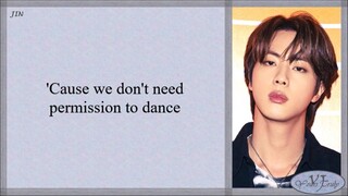 BTS (방탄소년단) - Permission to Dance (Lyrics)