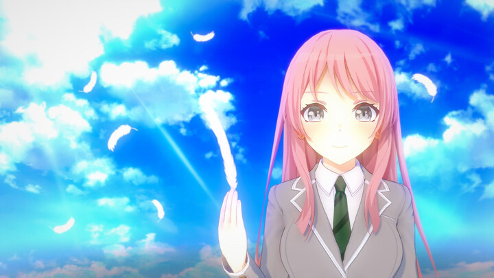 Chihaya Aine yang suka mendengarkan musik