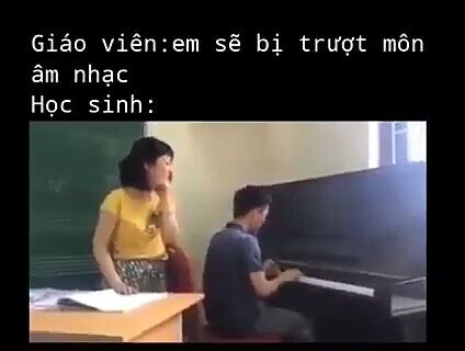 Cô có chắc là muốn đánh trượt em ko