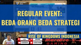 REG EVENT: BEDA ORANG BEDA STRATEGI [ RISE OF KINGDOMS INDONESIA ]