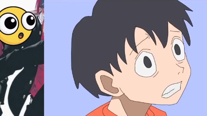 Gambarin bocil roh baik yg ketakutan karna di depannya ada Ichigo versi shinigami