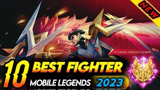 10 BEST FIGHTER IN MOBILE LEGENDS 2023 (UPDATE S30) | Mobile Legends Best Hero