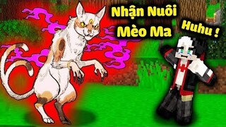 REDHOOD NHẬN NUÔI CON MÈO THÀNH TINH ĂN THỊT GÀ TRONG MINECRAFT MỀU TIÊU DIỆT CON MÈO MA CỨU REDHOOD