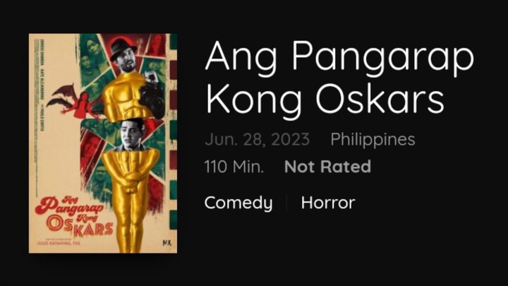 Ang Pangarap Kong Oskars (2023) Full Movie