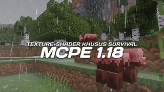 JADI KEREN TEXTURE MCPE 1.18 INI DI KOMBINASIKAN DNGAN SHADER RINGAN TERBAIK MCPE INI ! Keren parah