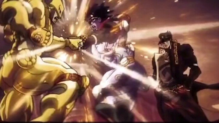 [AI continuation] Dio Jotaro’s famous scene, the weakest Jotaro in history