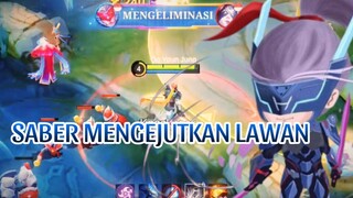 SABER MENGEJUTKAN LAWAN