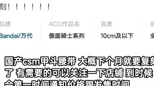 Domestic CSM and DX armor! ! ?