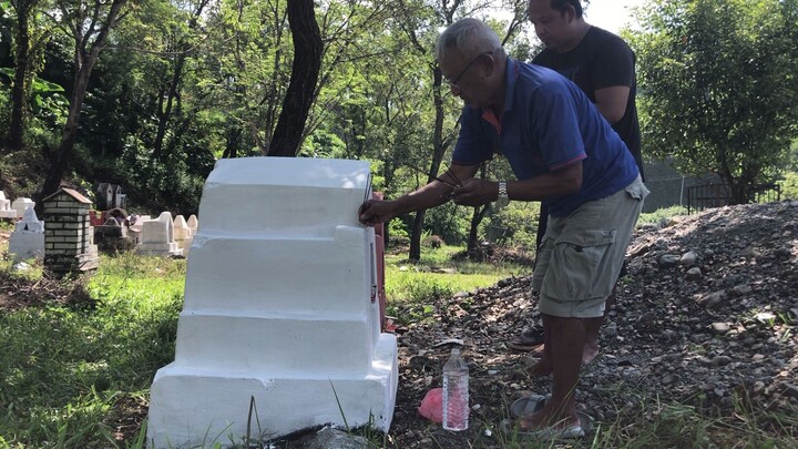 Painting the Cemetery Where My Grandmother Sleeps Forever