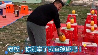 今天过了把砸金蛋的瘾，就是老板最后一句话让人无语