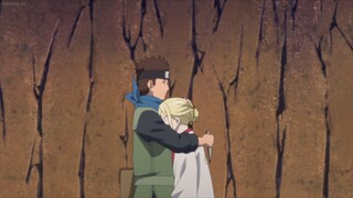 Konohamaru Hugs Remon Goodbye, Remon Sacrifice Herself To Protect Konohamaru