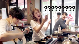 식당에서 갑자기 '오늘도 빛나는 너에게' 불렀는데 미친 고음 레전드 나와버림 ㄷㄷㄷ (정이수)