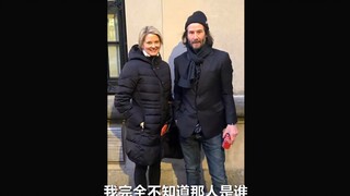 Con gái cùng mẹ đi dạo phố tình cờ gặp Keanu Reeves, mẹ hào hứng chụp ảnh chung, con gái ngơ ngác kh