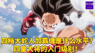 四档大蛇人加霸缠什么水平？四皇大将的入门级别！#1784