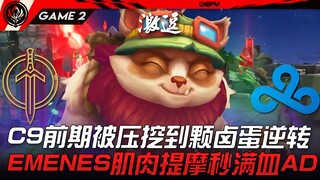 GG vs C9 C9 tertekan di awal pertandingan hingga hanya tersisa satu telur rebus, namun berhasil bang