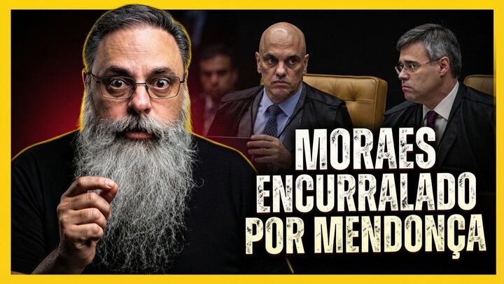 Mendonça encurrala Moraes com mensagens de Vorcaro