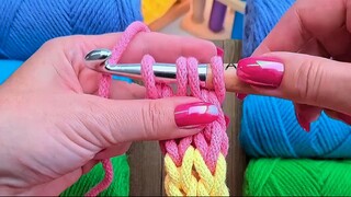 Crochet Knitted I-Cord #shorts