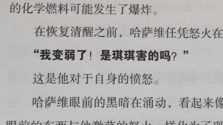 闪光的哈萨维中文版小说第一批到货分享 “今后，哈萨维诺亚这个名字将成为所有人类生活圈的马兰比吉”它将化为传说或神话