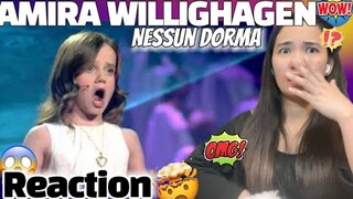 INDESCRIBABLE TALENT!!! NESSUN DORMA AMIRA WILLIGHAGEN REACTION