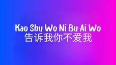 Kao Shu Wo Ni Bu Ai Wo (告诉我你不爱我) - Siau Kang - VC