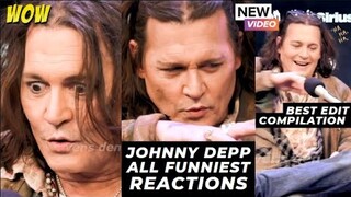 Johnny Depp All Funniest Reactions from Latest Interview ❤️ MUST WATCH! #compilation #funny