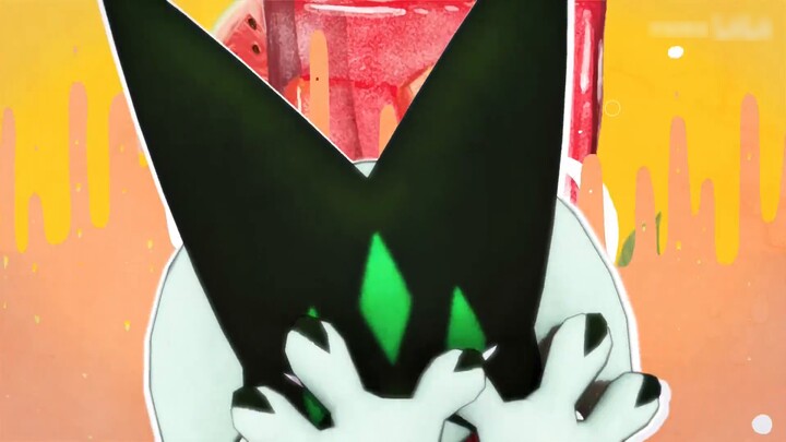 [Pokémon Vermillion MMD] Magical Masked Meow🤤🤤 Hehe🥵Grass Cat~