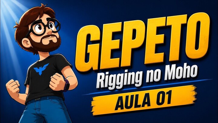 Curso completo de Rigging no Moho: 1  Bem vindo ao Gepeto!