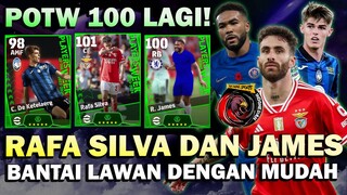 RAFA SILVA 101 PEMBURU GOL, JAMES 100 UMPAN LAMBUNG MEMUKAU DAN BANTAI LAWAN DENGAN MUDAH! MANTAP!