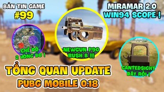 TỔNG QUAN PUBG MOBILE UPDATE 0.18: P90 RA MẮT, WIN94 SCOPE, CANTEDSIGHT CÓ MẶT !