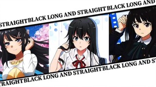"Second dimension + black long straight hair = wife"