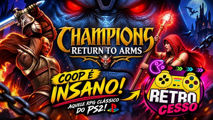 Champions: Return To Arms (PS2) – Um RPG de respeito | Gameplay da resenha