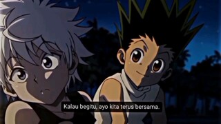 Bagaimana mungkin Killua tidak menangis melihat Teman baiknya Sekarat🥺