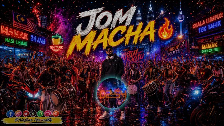 🔥 JOM MACHA 🔥 | Malaysian Tamil Kuthu Anthem 🇲🇾 | KL Street Beat
