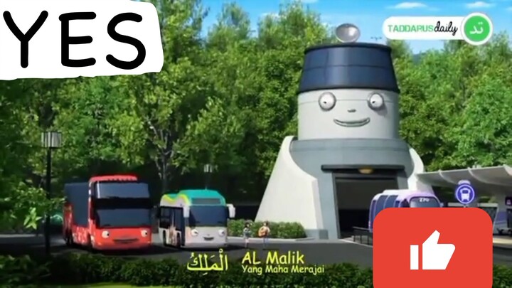 belajar mengaji bersama Tayo