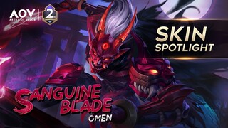 Dark and Blood - Sanguin Omen Skin Spotlight  - Garena AOV