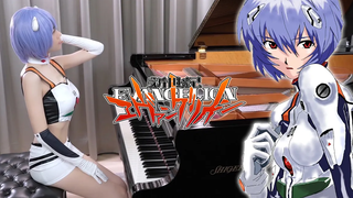 「 A Cruel Angels Thesis 」 Lyrical Version - Neon Genesis Evangelion OP - ปกเปียโนของ Ru