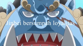 Jinbei Bersumpah Loyalitas Untuk Luffy