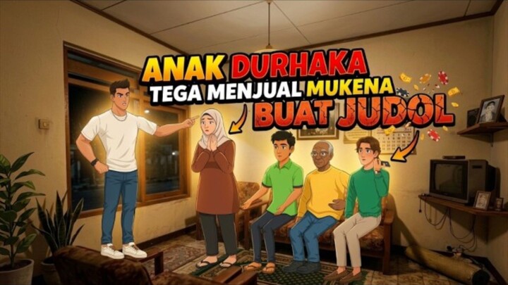 AZAB ANAK DURHAKA KEPADA ORANG TUA YANG TEGA MENYAKITI IBUNYA DEMI DEPO - DRAMA ANIMASI